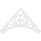 Ekena Millwork Pitch Genova Architectural Grade PVC Gable Pediment, 48"W x 28"H x 1"P (14/12) GPP048X028X100GEN - alternate 2